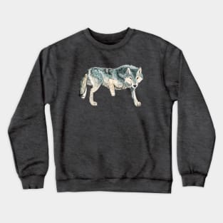 Totem Polar wolf ( albus ) Siberian Crewneck Sweatshirt